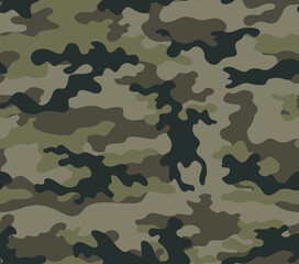 Fototapeta premium camouflage army pattern seamless military background khaki texture, forest modern design