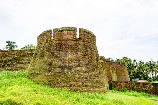 Bekal Fort  - built in1650 AD, at Bekal, Kasargod, Kerala, India