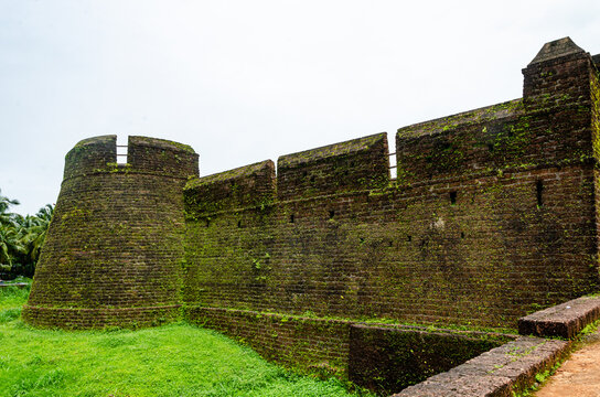 Bekal Fort  - built in1650 AD, at Bekal, Kasargod, Kerala, India