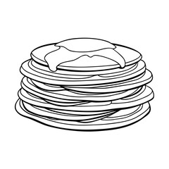 stack of pancakes