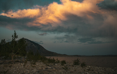 lake in wyoming