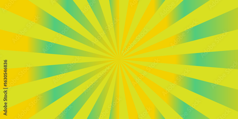 Aufkleber sunray vector background. light sunburst glowing background. sunburst pattern summer social banner. 