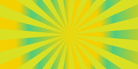 Sunray Vector background. Light sunburst glowing background. Sunburst pattern summer social banner. vector illustration pattern beam rays. Spiral radial striped backdrop design.	