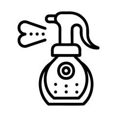 Manual Trigger Spray Bottle with Fine Mist for Cleaning and Styling Purposes