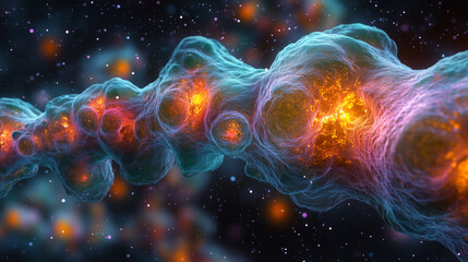 Naklejka premium Micro-organism