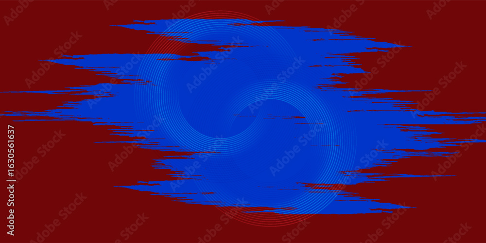 Poster blue abstract background. dynamic shapes composition. eps10 vector