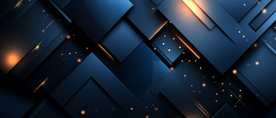 Abstract background with geometric shapes and blue tones. Suitable for textures in design projects, backgrounds for presentations, websites.