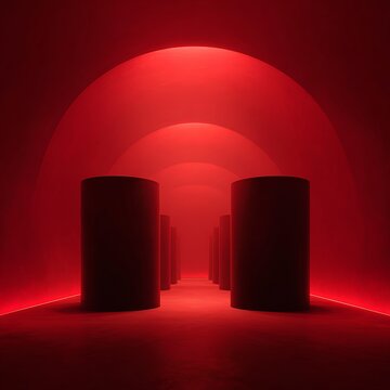 abstract red background