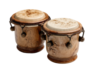 Traditional drum performance cultural festival music event isolated on transparent background, png