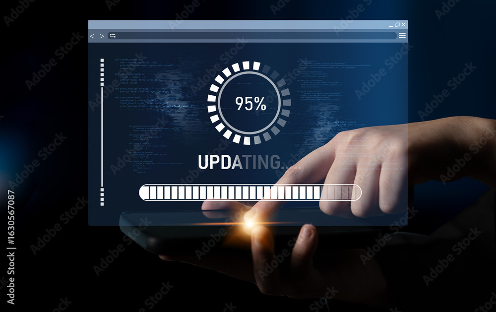 Aufkleber knowledge upgrade and software updates support digital skills growth, competitiveness, and continuou