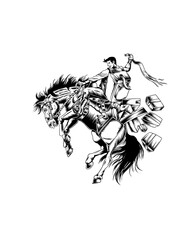 black and white tattoo