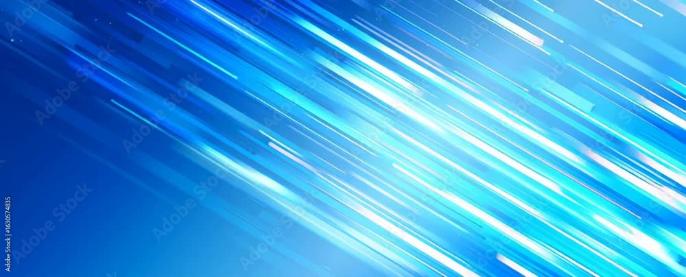 Poster blue technology background with geometric lines and white color vector illustration of digital data 