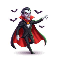 halloween witch on a white background