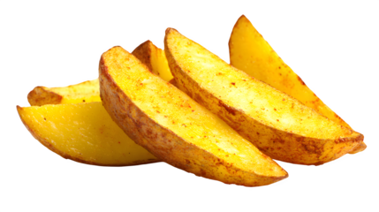 potato chips isolated on white