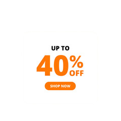 Fototapeta premium Half Price Deals – Shop the 40% Off Sale