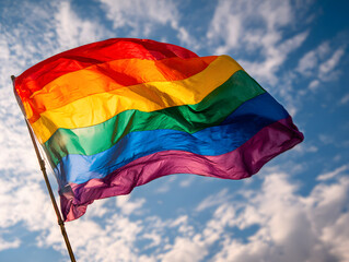 Pride rainbow flag LGBT