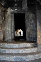 old door in the castle