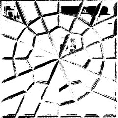 Rustic grunge vector texture with grain and stains. Abstract noise background. Weathered surface.