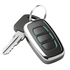 A car key with a remote
