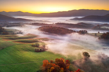 Shenendoah Valley in West Virginia, USA