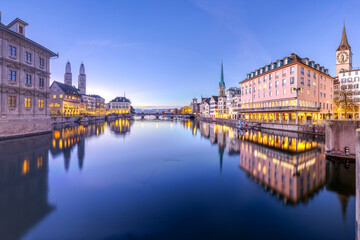Zurich, Switzerland on the Limmat River
