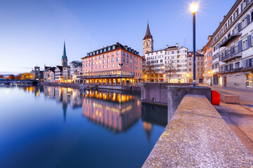Zurich, Switzerland on the Limmat River