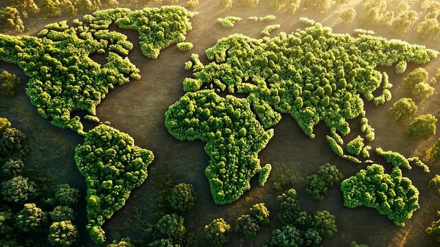 Global forest map