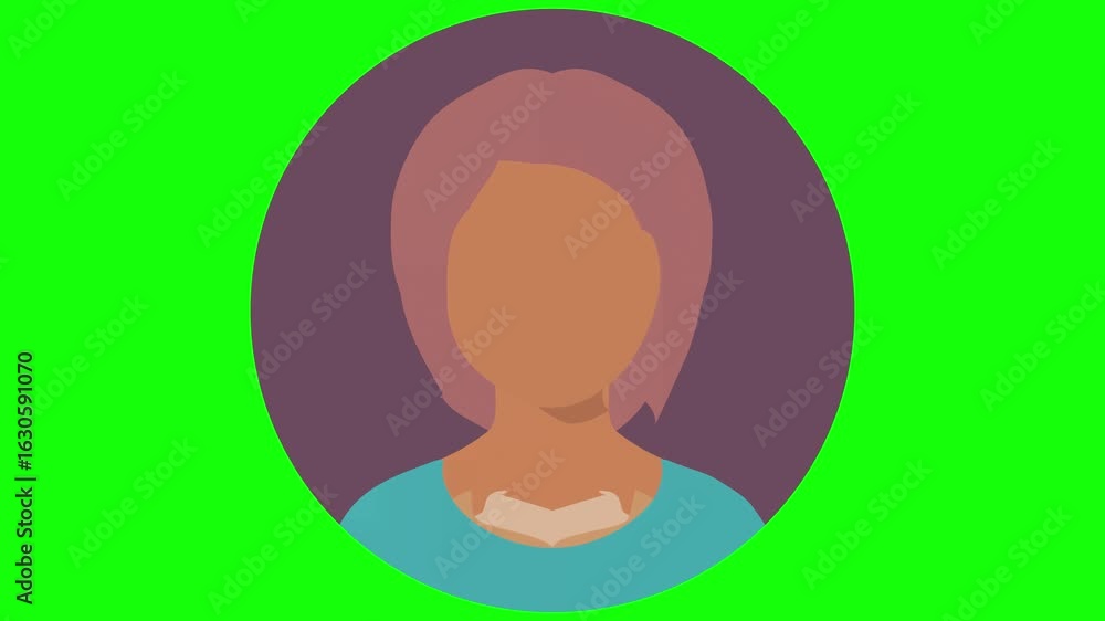 Poster colorful and diverse avatars representing various identities for virtual platforms, presentations, o