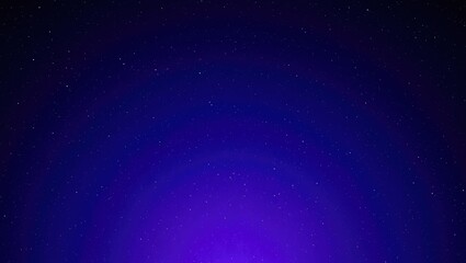 Deep Blue and Purple Gradient Night Sky with Stars