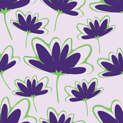 Beautiful floral seamless pattern. Bright illustration, can be used for creating card, invitation card for wedding,wallpaper and textile