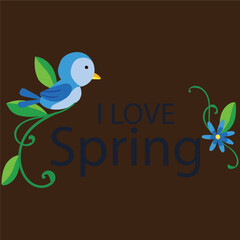 happy birthday card with birds