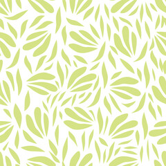 Fototapeta premium Exotic hand drawn flowers, seamless patterns with floral for fabric, textiles, clothing, wrapping paper, cover, banner, home decor, abstract backgrounds