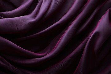 Obraz premium Deep plum-colored draped fabric