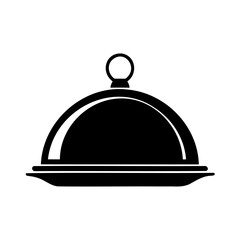 Serving Cloche Icon Representing Food Service and Dining Experience