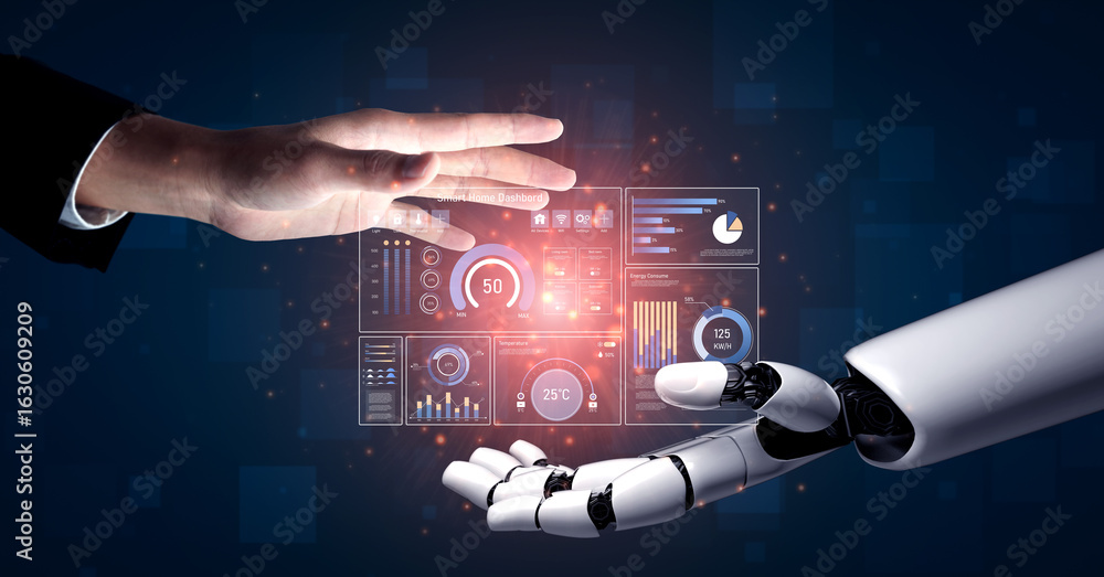 Poster ai helps smart homes by analyzing data, predicting energy use, adjusting temperature, and automating