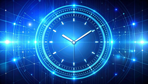 Futuristic clock design