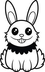 Fototapeta premium Spider Head Vector Illustration