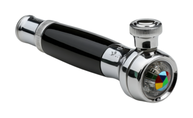 Medical otoscope examination tool clinical medical equipment isolated on transparent background, png