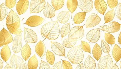 seamless background with leaves