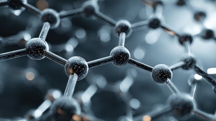 molecular structure abstract science