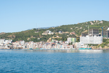 View of the Cliff, a village on the Southern coast of Crimea.