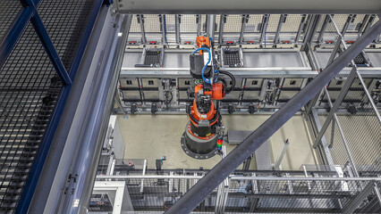 Naklejka premium Roboter und Industrie
