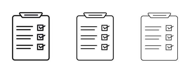 Planning icon simple line design - Simple Vector Illustration