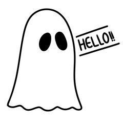 happy halloween text
