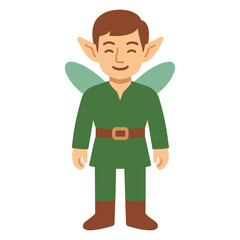 illustration elf vector on white background
Vector illustration icon on white background