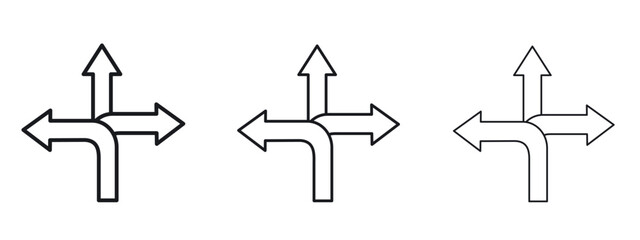 Flexibility icon simple line design - Simple Vector Illustration