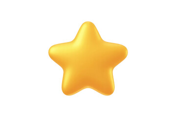 Golden star emoji on black background for digital design and social media icons representation