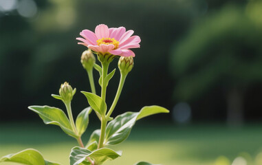 Fototapeta premium pink and yellow flowers