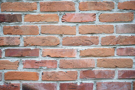 Fototapeta Wysokiej jakości tekstura przedstawiająca stary mur z czerwonej cegły.