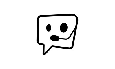 Chatbot icon vector
